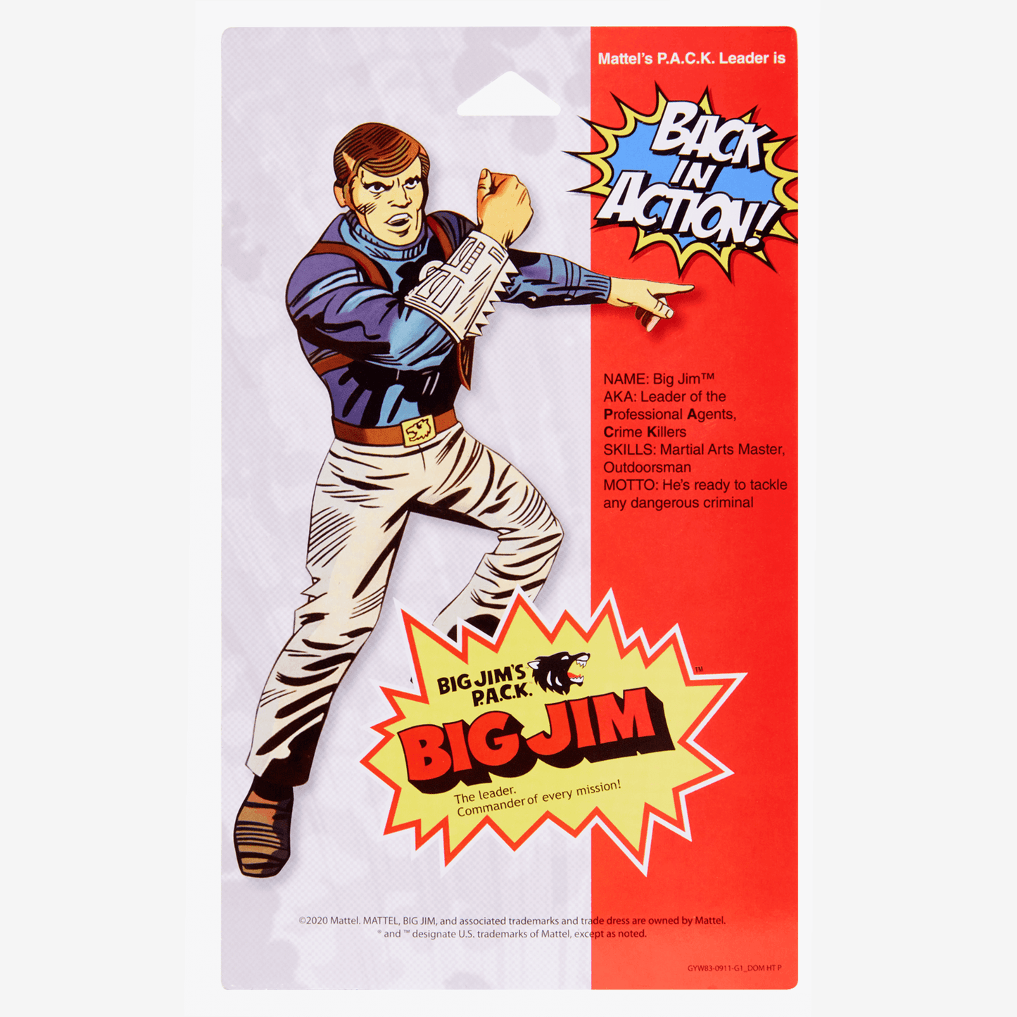 Back in Action! Major Matt Mason Big Jim & Pulsar Figures - Bộ 3 Mô Hình Hành Động Retro Mattel Creations Mattel Creations - 