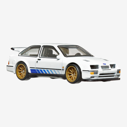 Hot Wheels Premium Car Culture Canyon Warriors – Ford Sierra RS Cosworth - Mô hình xe tỷ lệ 1:64 cao cấp Mattel - Góc nhìn khác 3