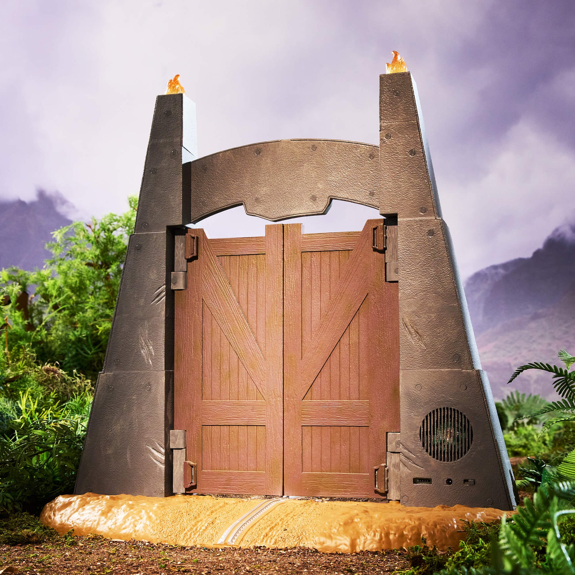 Jurassic World The Gates Crowdfund Mô hình Cánh Cổng Hammond Collection Mattel - Góc nhìn khác 3