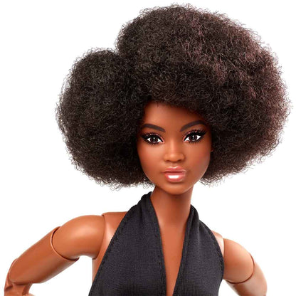 Barbie Looks Doll (Curvy, Brunette) Búp Bê Thời Trang Khớp Nối Linh Hoạt Barbie Signature GTD91 Mattel - ảnh 6 - Collectible 