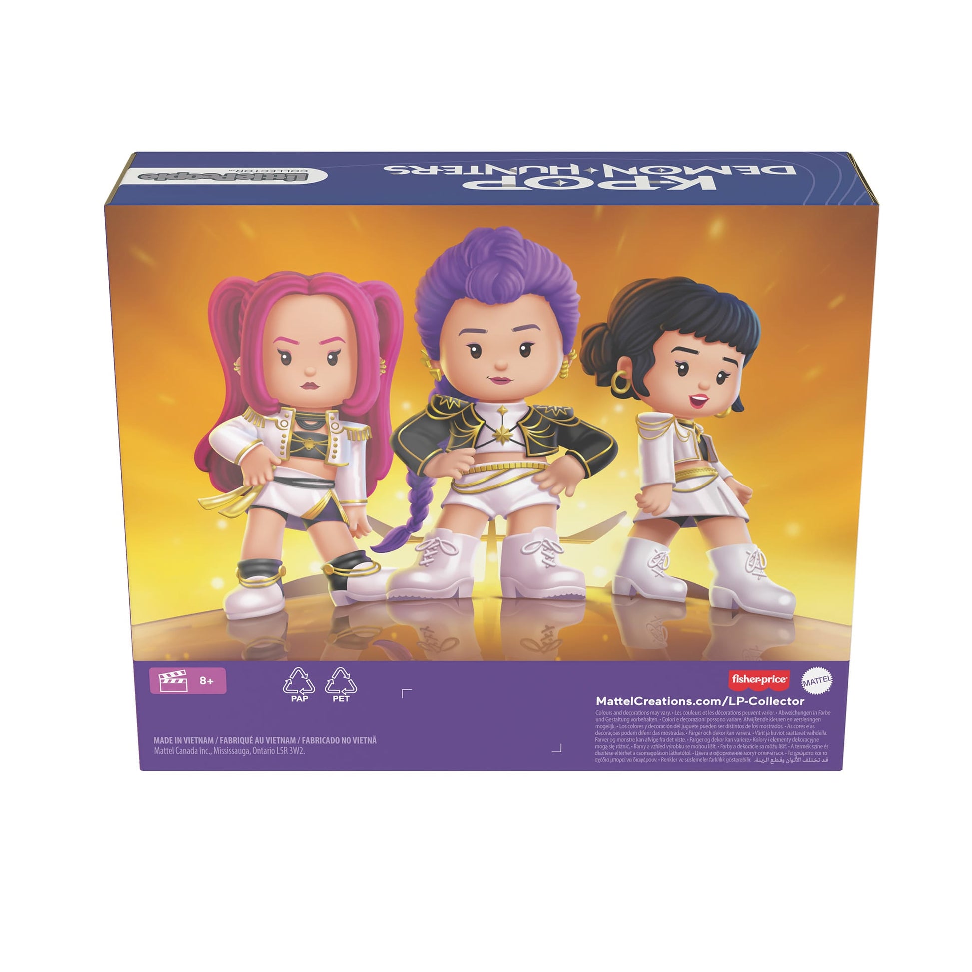 Little People Collector KPop Demon Hunters Huntrx Figure Set JRM87