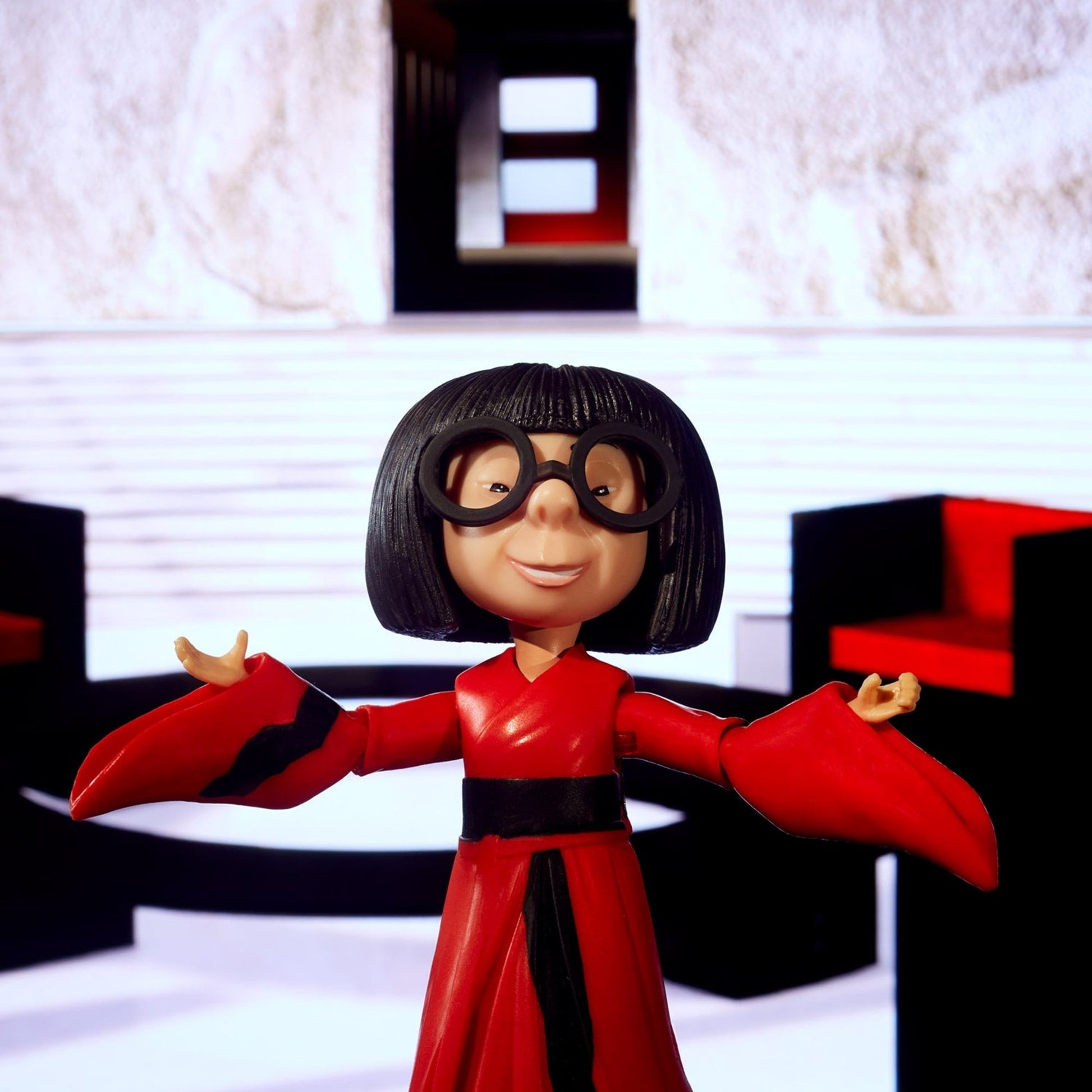 Pixar Spotlight Series Edna Mode Collector Figure The Incredibles - Mô hình sưu tầm cao cấp - Mattel Creations GWG70 Mattel C