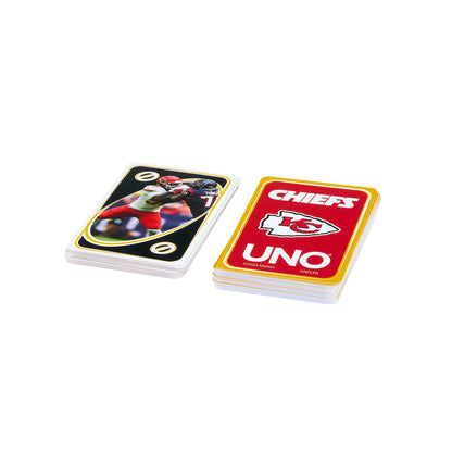UNO Fandom NFL Kansas City Chiefs Game Deck - Trò chơi thẻ bài thể thao - Mattel - Hình ảnh bổ sung 5