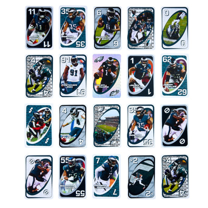 UNO Fandom NFL Philadelphia Eagles Game Deck - Bộ Bài Thẻ Bài Thể Thao - Mattel - Hình ảnh bổ sung 4