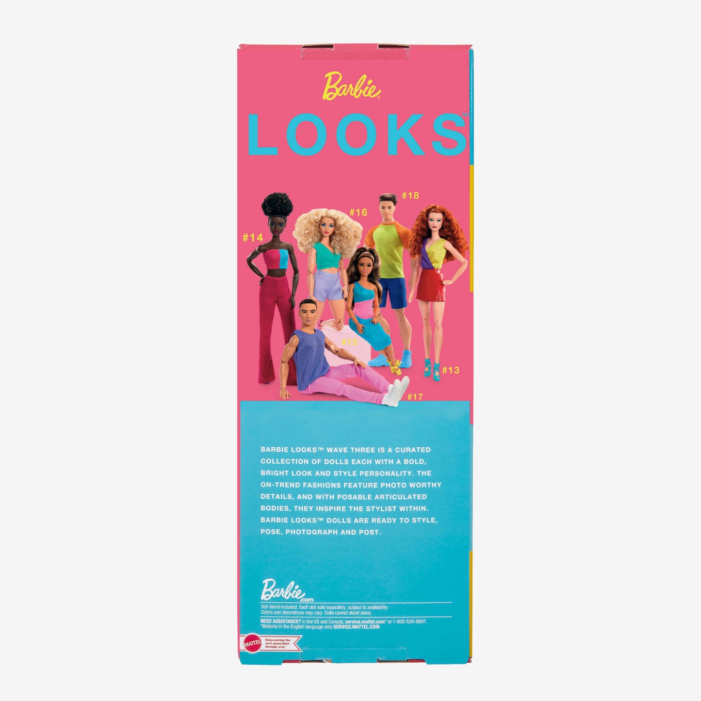 Barbie Looks Doll (Petite, Long Brunette Hair) - Búp bê thời trang cao cấp - Mattel Signature #15 Mattel - ảnh 1 - Doll