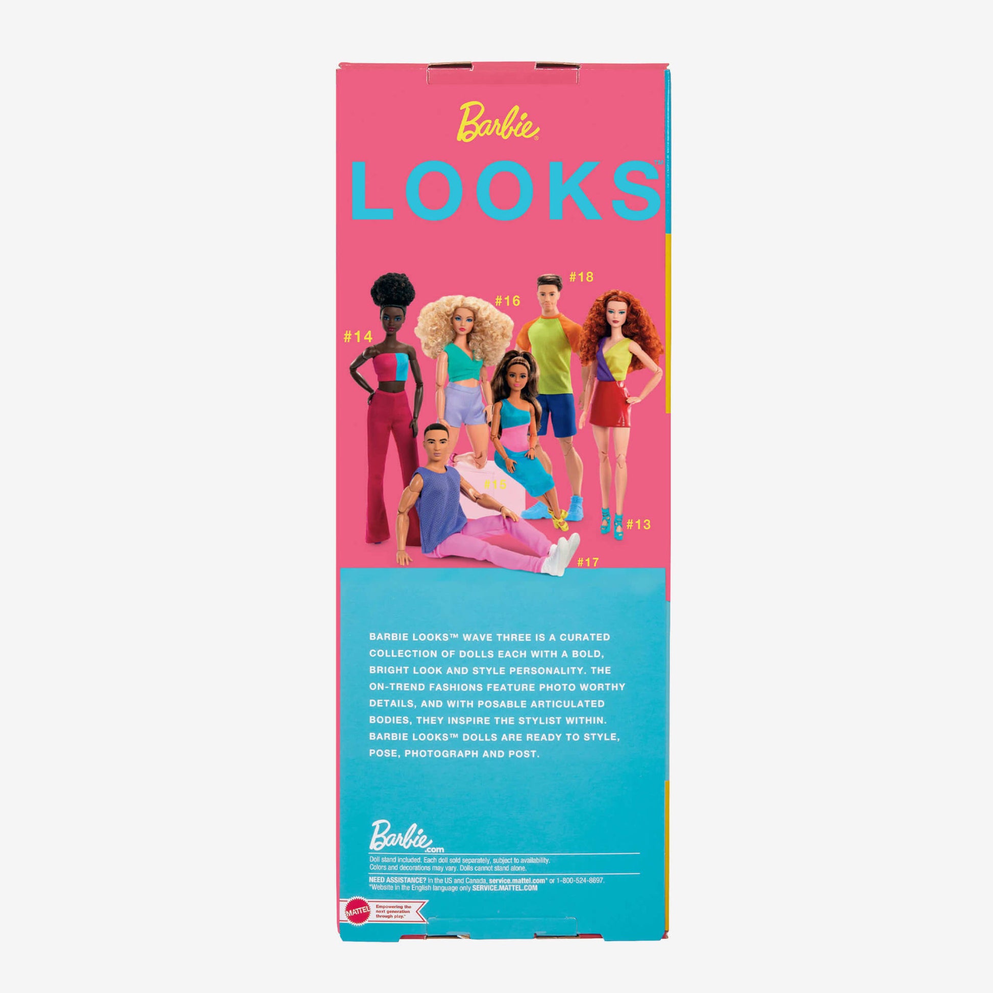 Barbie Looks Doll (Petite, Long Brunette Hair) - Búp bê thời trang cao cấp - Mattel Signature #15 Mattel - ảnh 1 - Doll