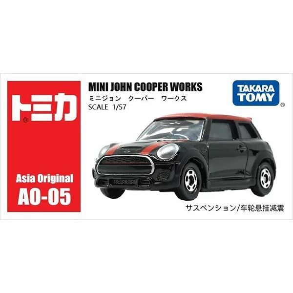 Đồ chơi mô hình xe Tomica Asia Original AO-05 Mini John Cooper Works