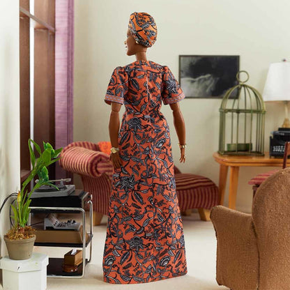Barbie Inspiring Women Maya Angelou Doll - Búp bê Sưu tầm Maya Angelou - Mattel Signature - Hình ảnh bổ sung 5