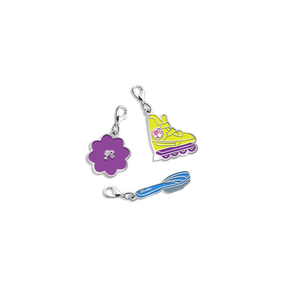 Barbie 1990s Enamel Charm Set - Bộ Charm Tráng Men Sưu Tầm Cao Cấp - Mattel Creations - Hình ảnh sản phẩm
