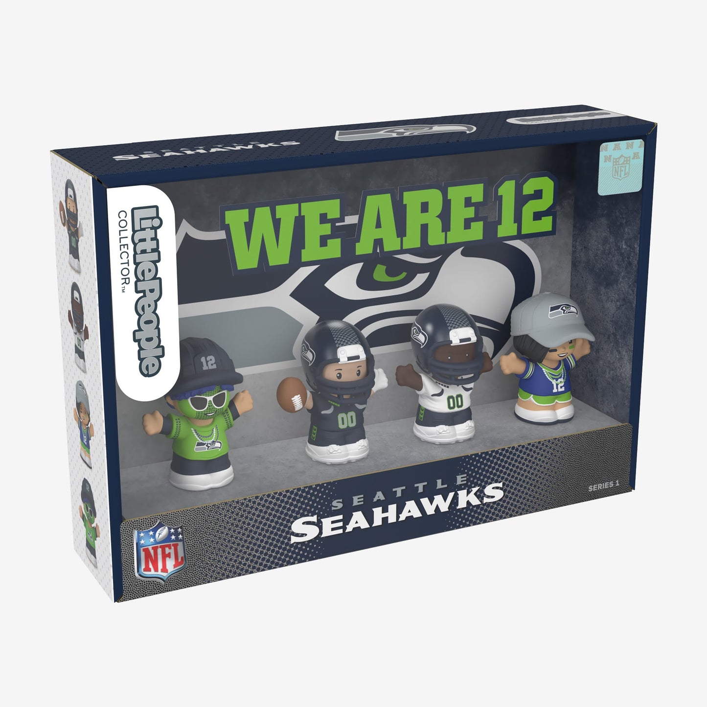 Little People Collector x NFL Seattle Seahawks Set - Bộ Mô Hình Sưu Tầm Thể Thao - Mattel Little People Collector - ảnh 1 - F