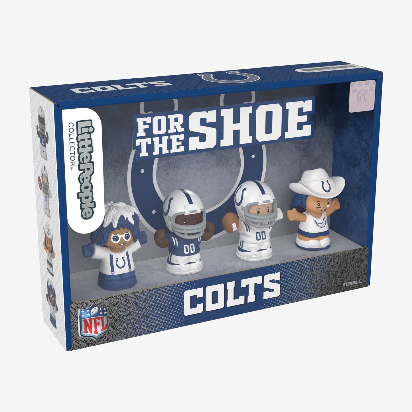 Little People Collector x NFL Indianapolis Colts Set - Bộ Nhân Vật Sưu Tầm Bóng Bầu Dục Mỹ - Mattel HNJ45 Mattel - ảnh 3 - Co