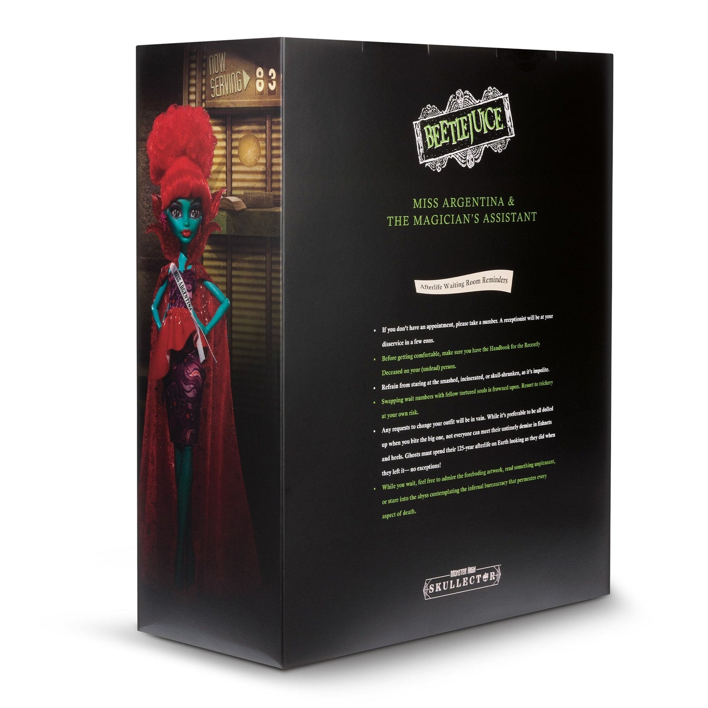 Monster High® Skullector™ Beetlejuice Afterlife Waiting Room Doll 2-Pack