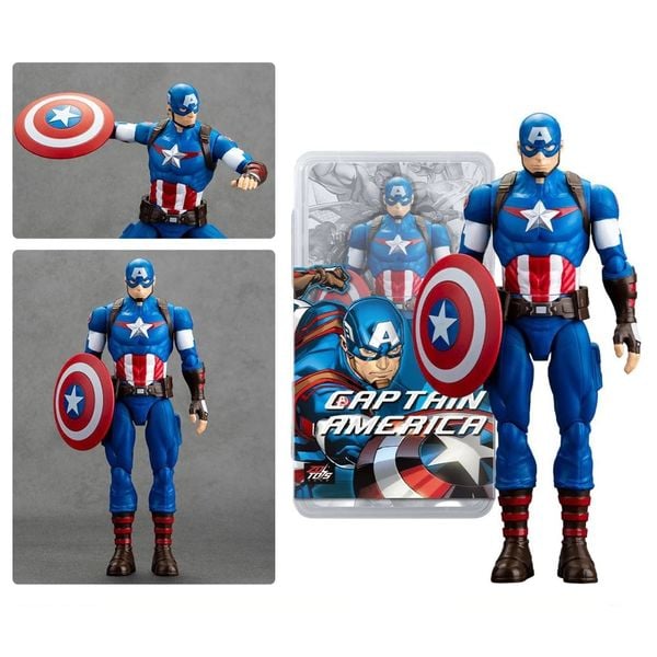 Mô Hình Marvel - Captain America (9 inch) - ZD Toys - ZM93