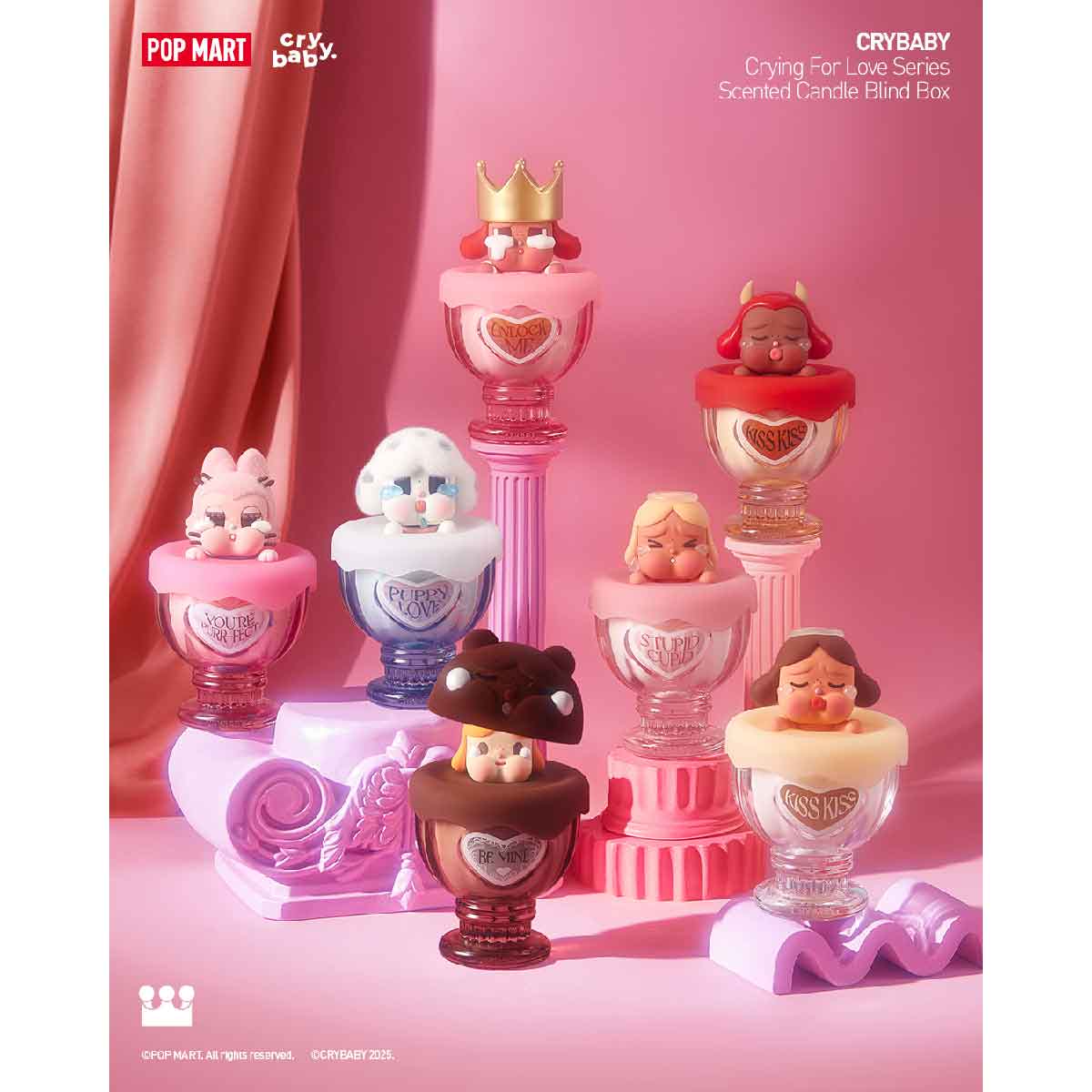 Nến Thơm CryBaby Crying For Love Series Blind Box POP MART