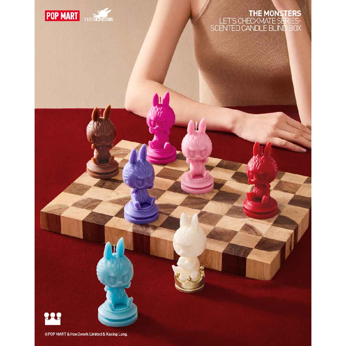 The Monsters Let's Checkmate Series Blind Box Scented Candle - Nến thơm mô hình Labubu - POP MART