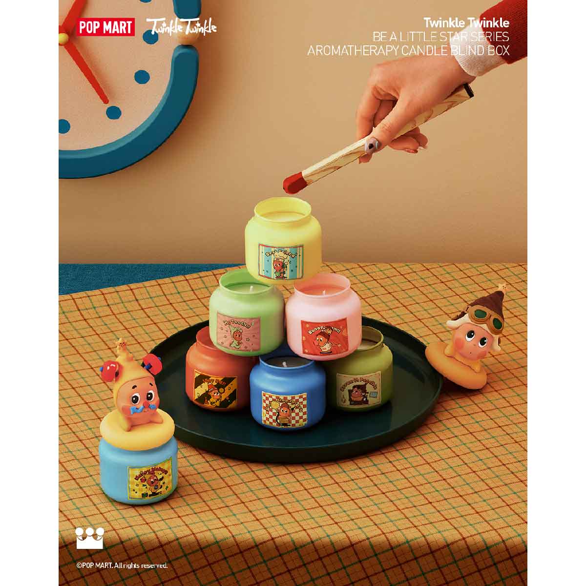 Twinkle Be A Little Star Series - Nến thơm Blind Box nghệ thuật - POP MART