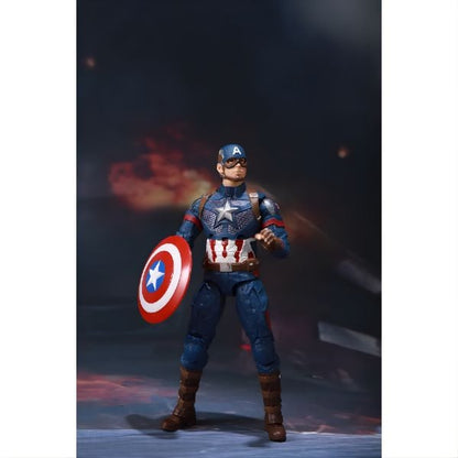 Mô hình Marvel - New Captain America with Plastic Holder - ZD Toys - ZM31