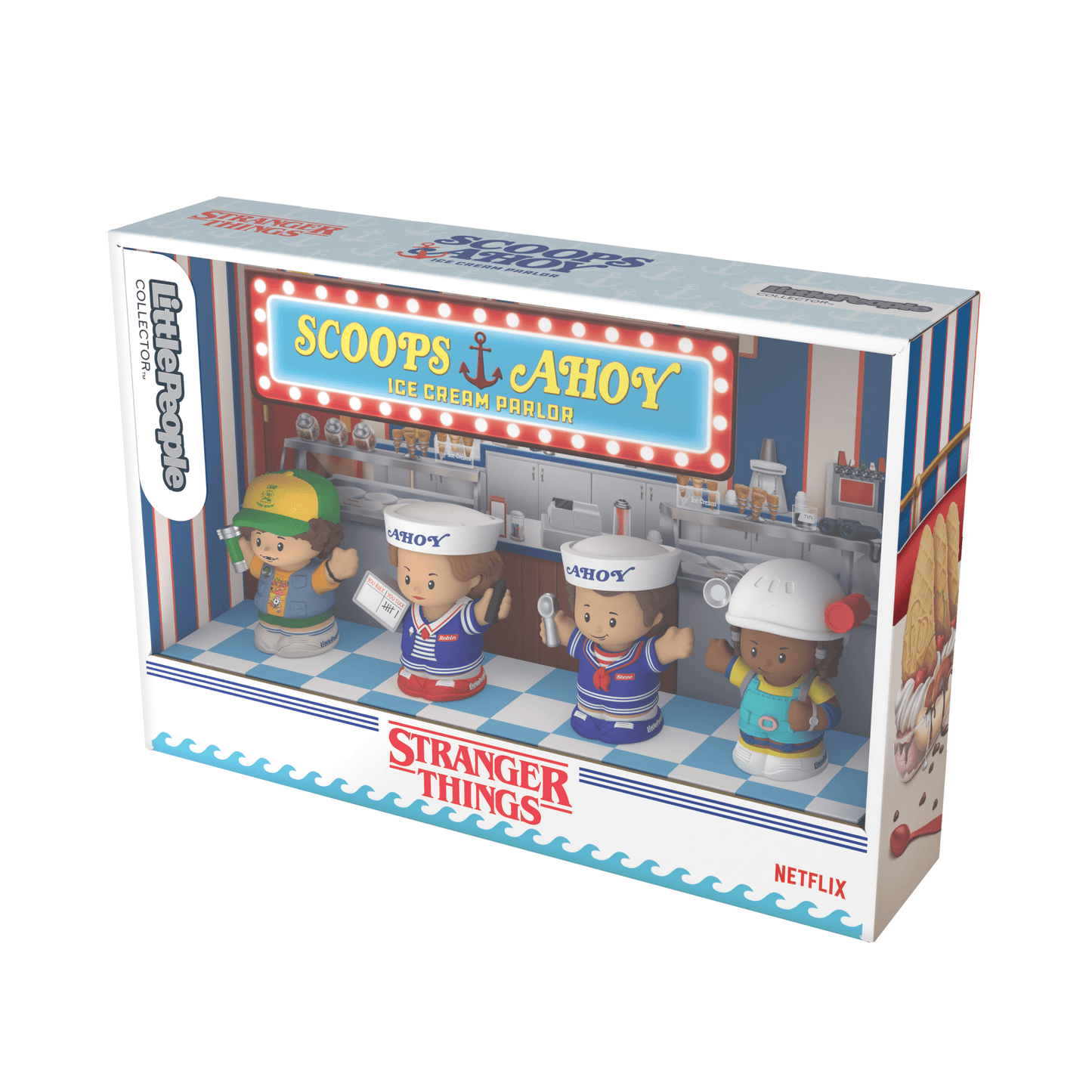 Little People Collector Stranger Things: Scoops Troop Special Edition Set - Bộ Mô Hình Nhân Vật Sưu Tầm Mattel Mattel - ảnh 1