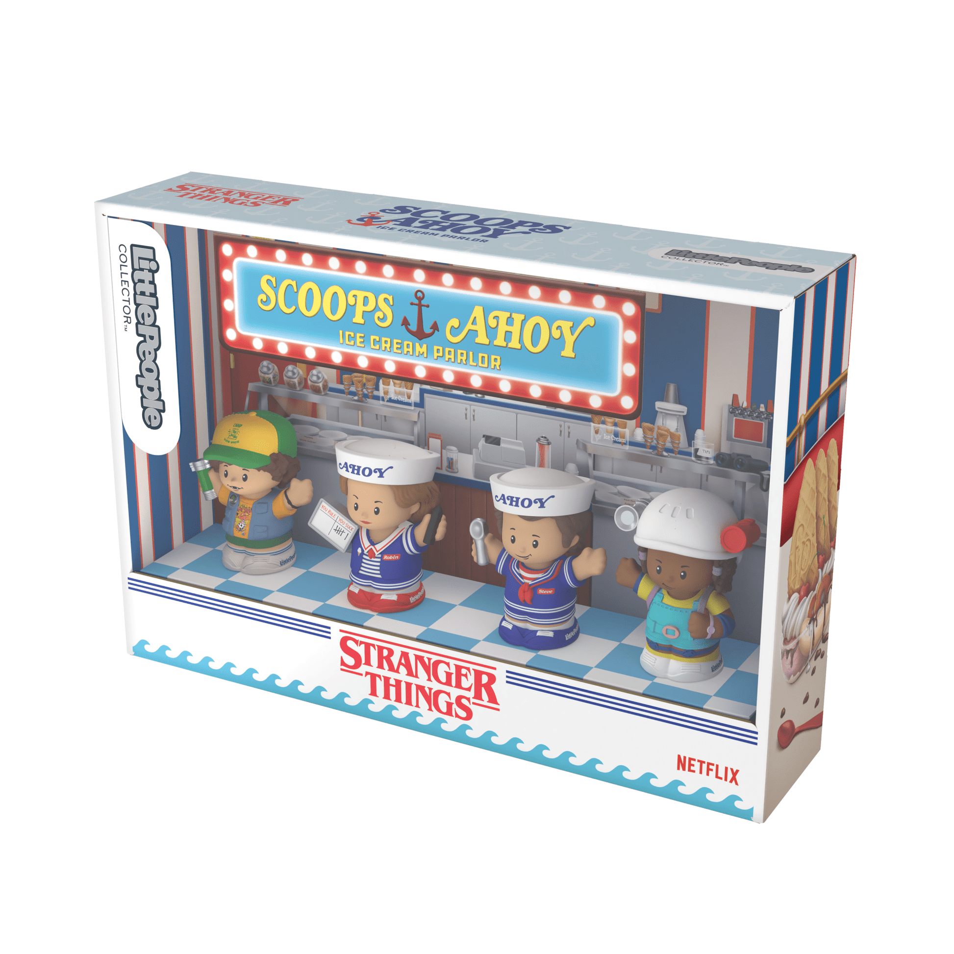 Little People Collector Stranger Things: Scoops Troop Special Edition Set - Bộ Mô Hình Nhân Vật Sưu Tầm Mattel Mattel - ảnh 1