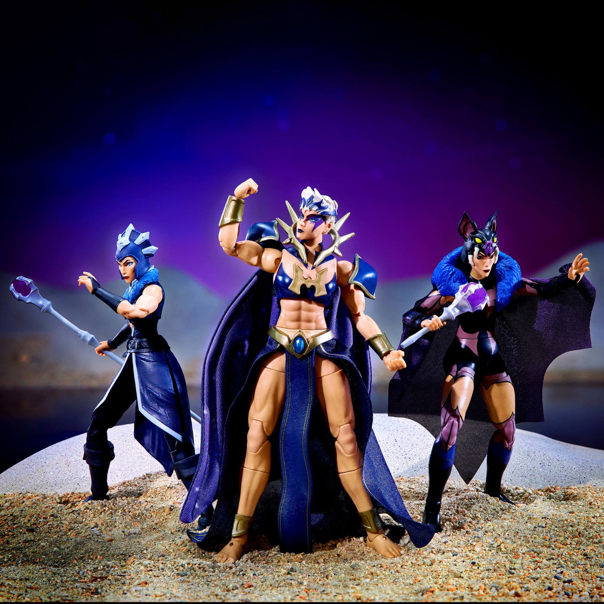 Masters of the Universe Masterverse Dark-Lyn Deluxe Action Figure - Mô hình nhân vật cao cấp - Mattel - Hình ảnh bổ sung 4
