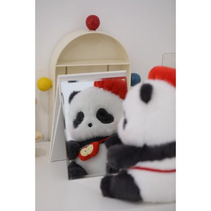 Panda Roll Apple Hat Stuffed Figure - Nhân vật nhồi bông - 52TOYS