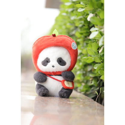 Panda Roll Apple Hat Stuffed Figure - Nhân vật nhồi bông - 52TOYS