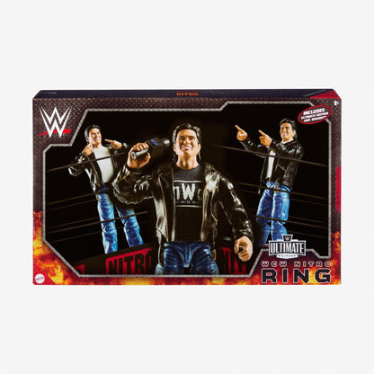 WWE Ultimate Edition WCW Monday Nitro Ring w/ Eric Bischoff - Sàn Đấu & Mô Hình Đồ Chơi Cao Cấp - Mattel Creations