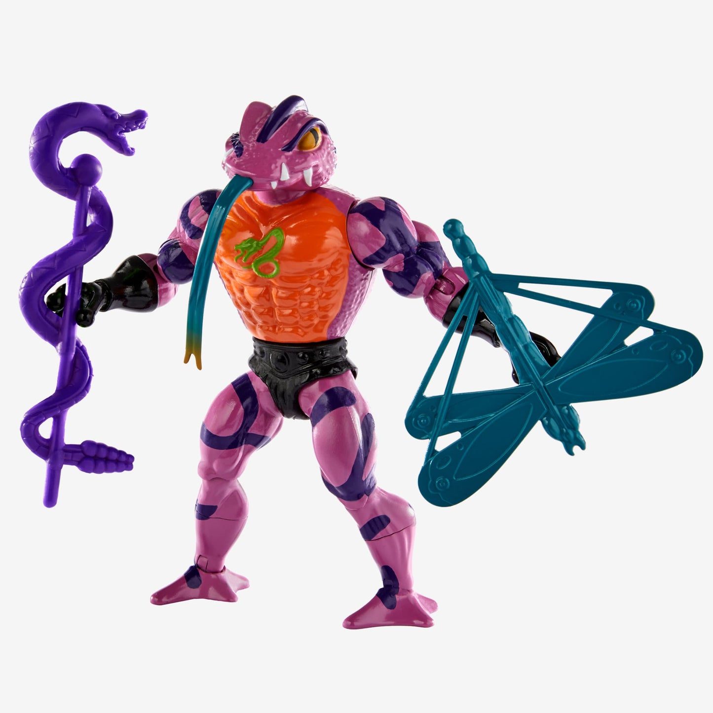 Masters of the Universe Origins Tung Lashor Action Figure - Mô hình hành động Snake Men - Mattel HKM70 - Góc nhìn khác 3
