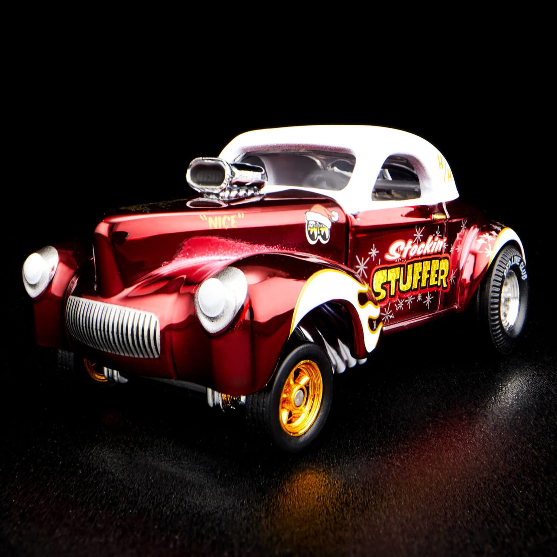 RLC Exclusive ’41 Willys Gasser Holiday Car - Xe Mô Hình Sưu Tầm Giới Hạn Hot Wheels - Hình ảnh sản phẩm