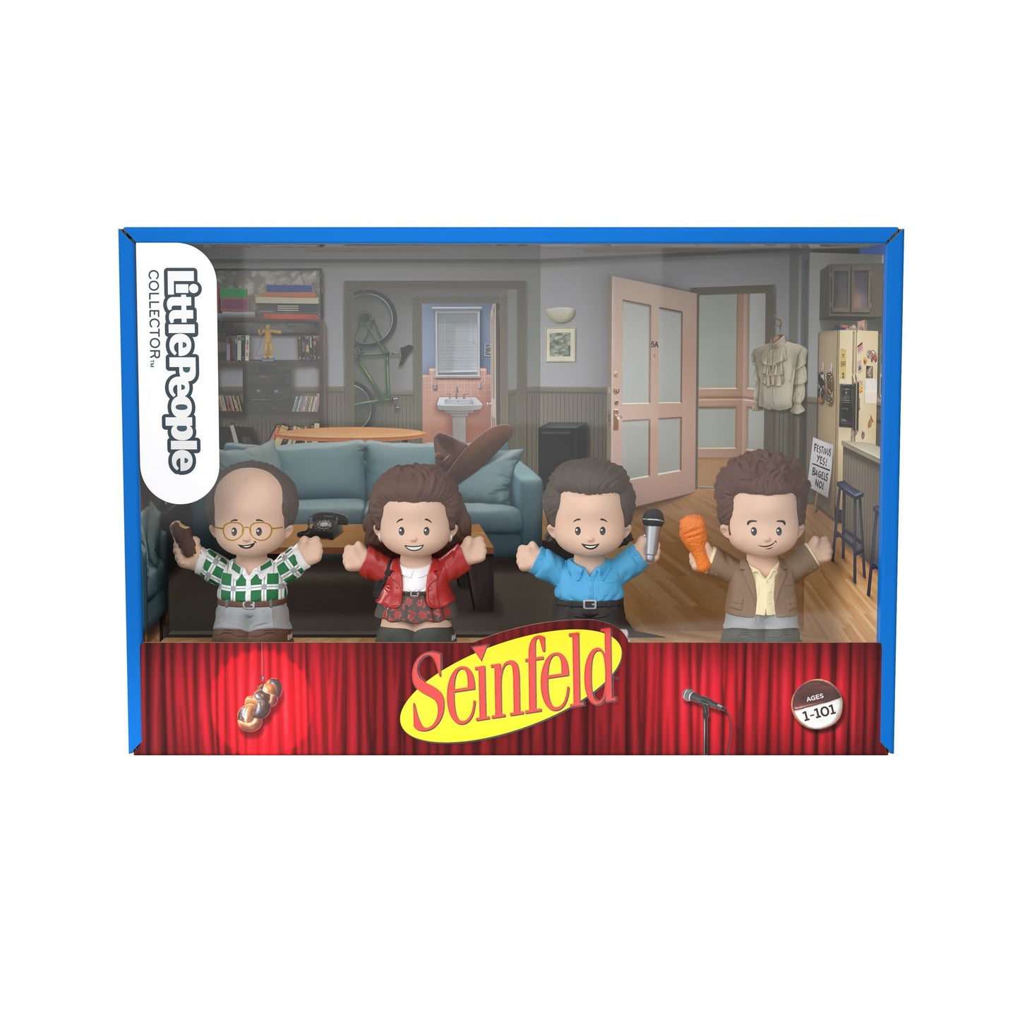 Little People Collector Seinfeld Figures - Bộ Mô Hình Nhân Vật Sưu Tầm - Mattel - Hình ảnh bổ sung 6