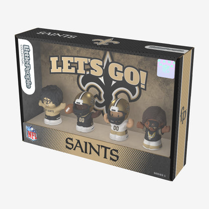 Little People Collector x NFL New Orleans Saints Set - Bộ Mô Hình Nhân Vật Bóng Bầu Dục Mattel Mattel - ảnh 5 - Figure Set