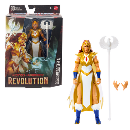 Masters of the Universe Sorceress Teela Action Figure - Mô Hình Nhân Vật Masterverse Revolution - Mattel - Hình ảnh chi tiết 2
