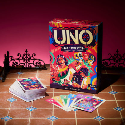 UNO Canvas Día de Muertos Card Game - Trò Chơi Bài Nghệ Thuật - Mattel Creations - Hình ảnh sản phẩm
