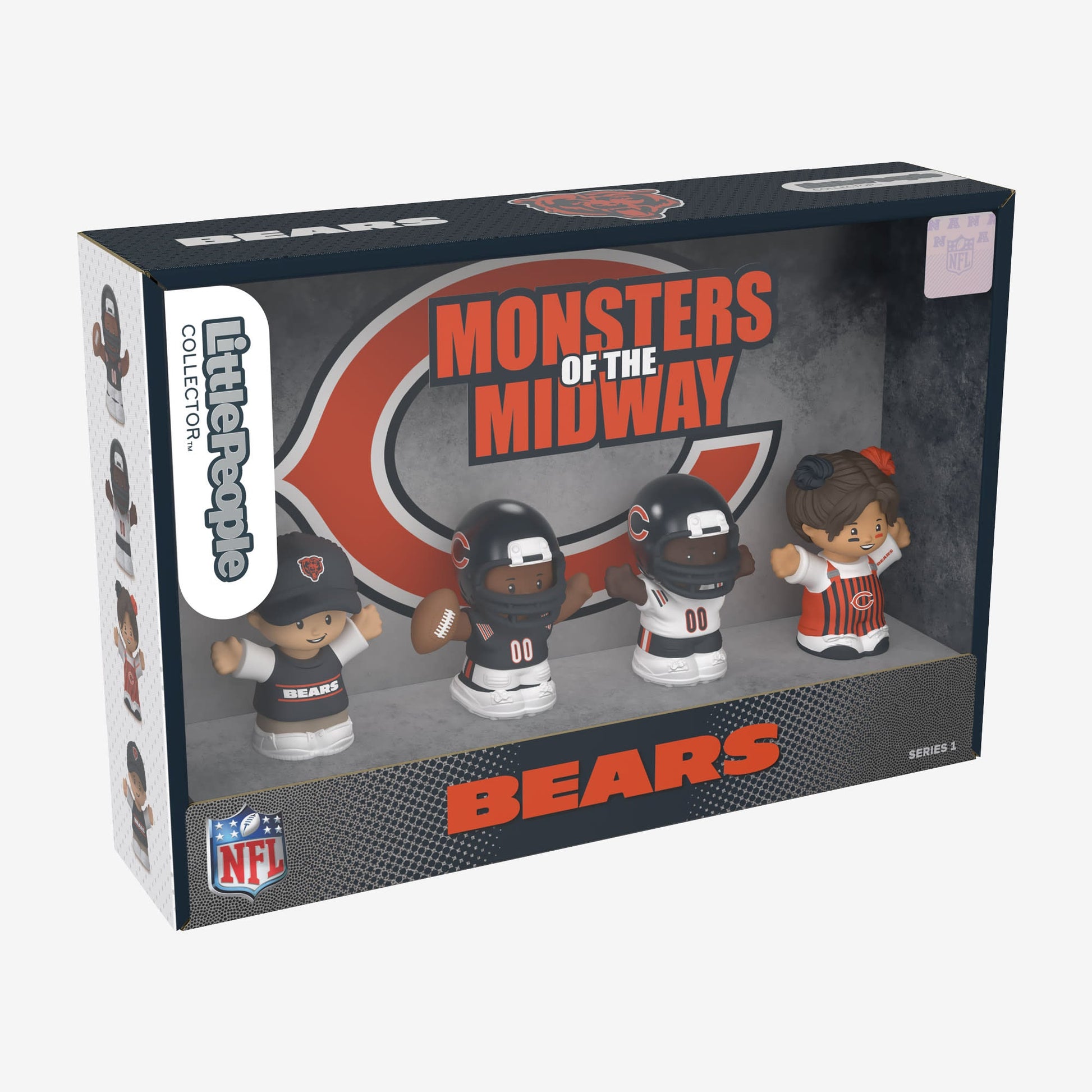 Little People Collector x NFL Chicago Bears Set - Bộ Figure Sưu Tầm Bóng Bầu Dục - Mattel Mattel - ảnh 3 - Figure Sets