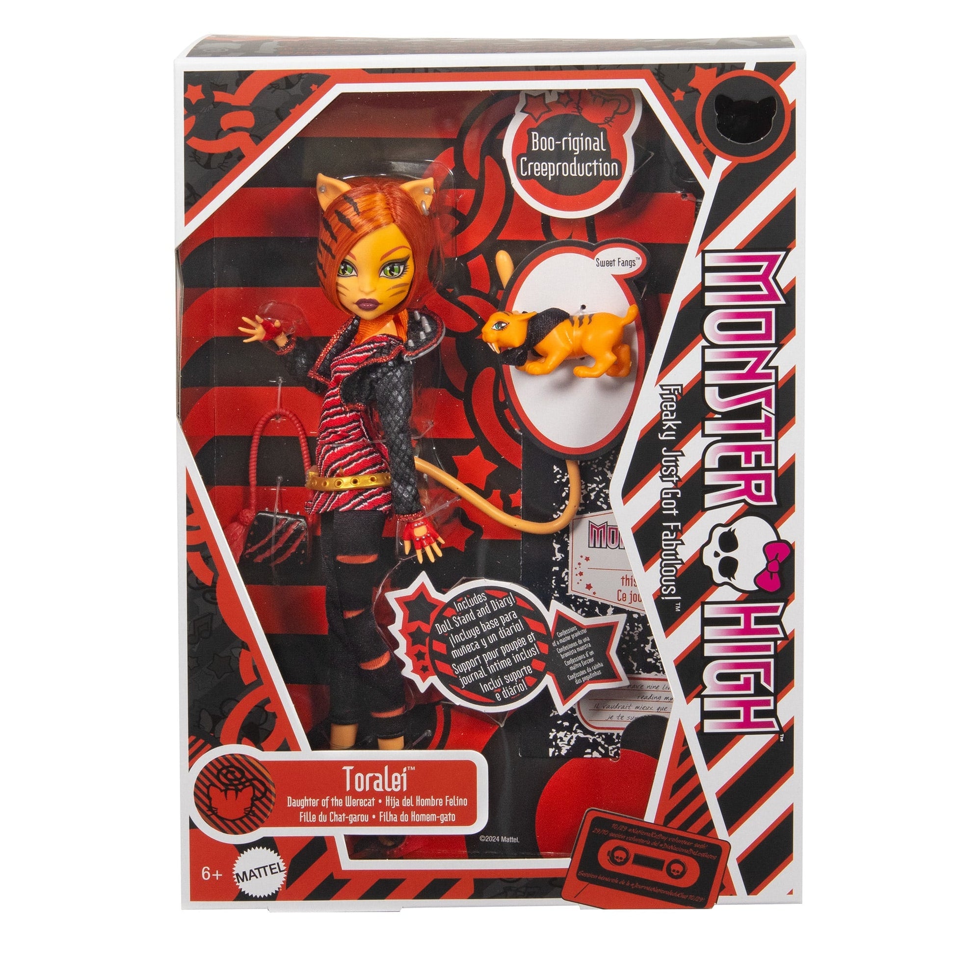 Monster High Boo-riginal Creeproduction G1 Toralei Doll