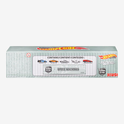 Hot Wheels Premium Car Culture Speed Machines Container Set - Bộ 5 Xe Mô Hình Kim Loại 1:64 - Mattel HKD98 - Hình ảnh bổ sung 5