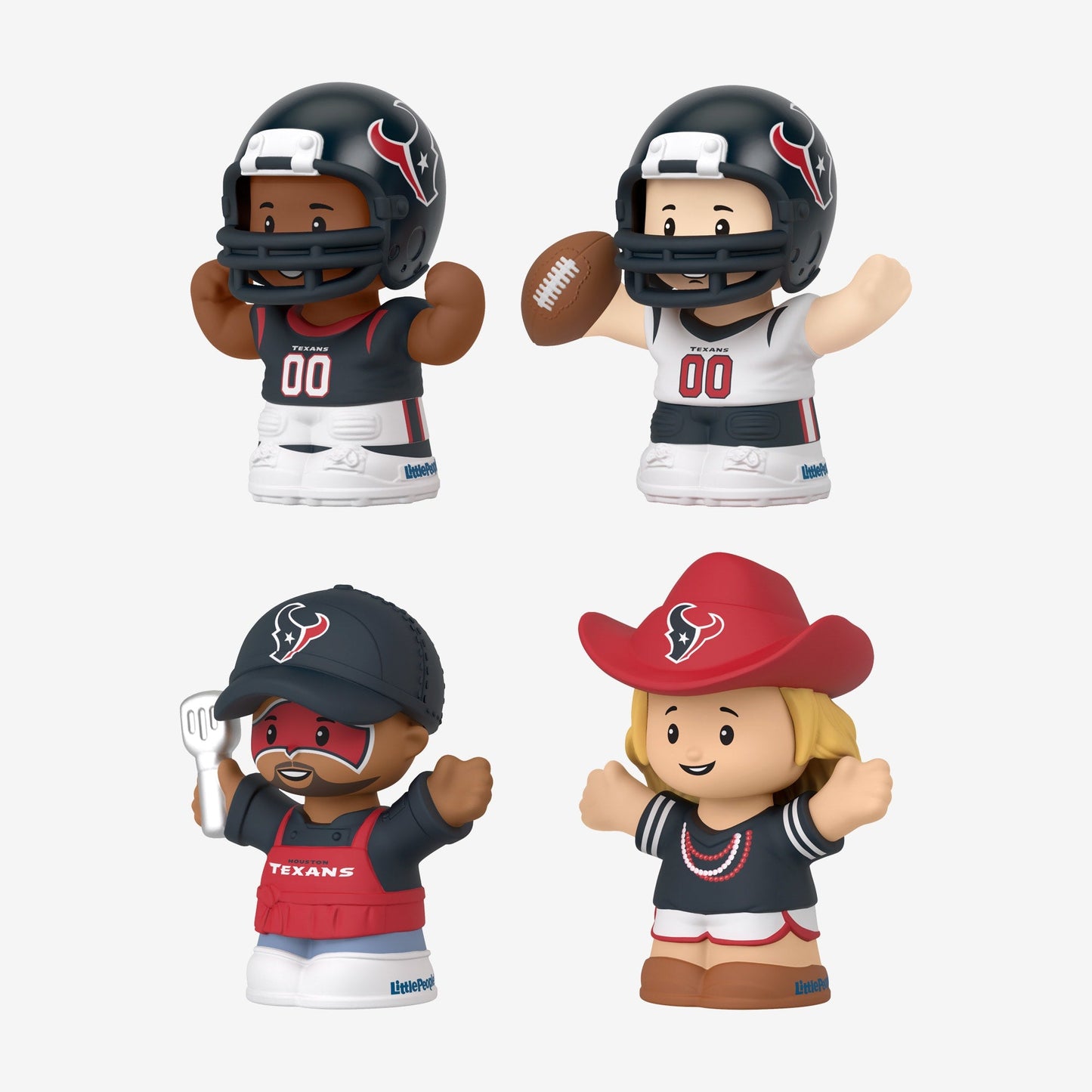 Little People Collector x NFL Houston Texans Set - Bộ Mô Hình Đồ Chơi Sưu Tầm Thể Thao - Mattel - Hình ảnh bổ sung 5