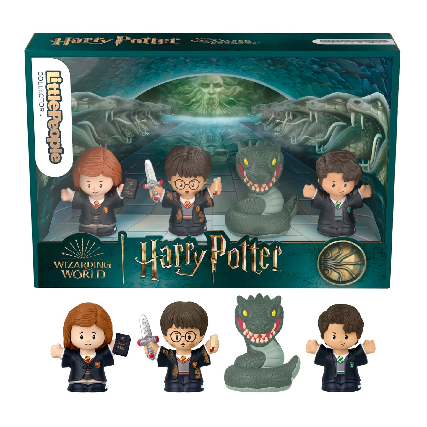 Little People Collector Harry Potter and the Chamber of Secrets Special Edition Figure Set - Bộ Mô Hình Sưu Tầm Đặc Biệt Mattel HVG46 - Hình ảnh sản phẩm