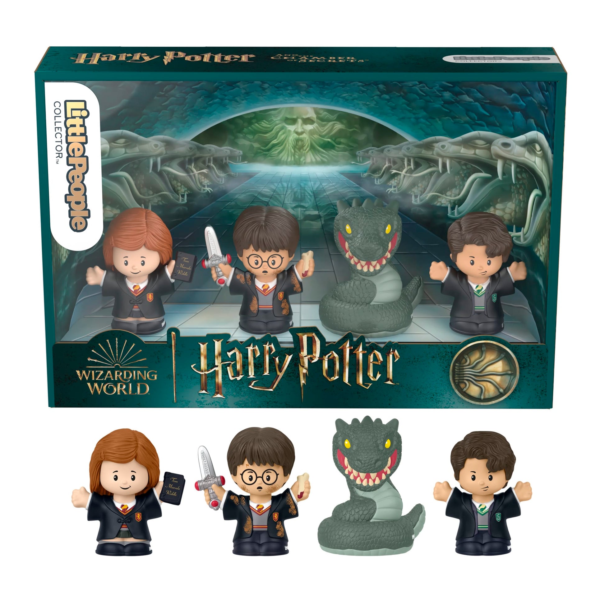 Little People Collector Harry Potter and the Chamber of Secrets Special Edition Figure Set - Bộ Mô Hình Sưu Tầm Đặc Biệt Mattel HVG46 - Hình ảnh sản phẩm