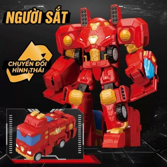 Mô hình Marvel - Transform Car - Iron Man - ZD Toys - ZC19