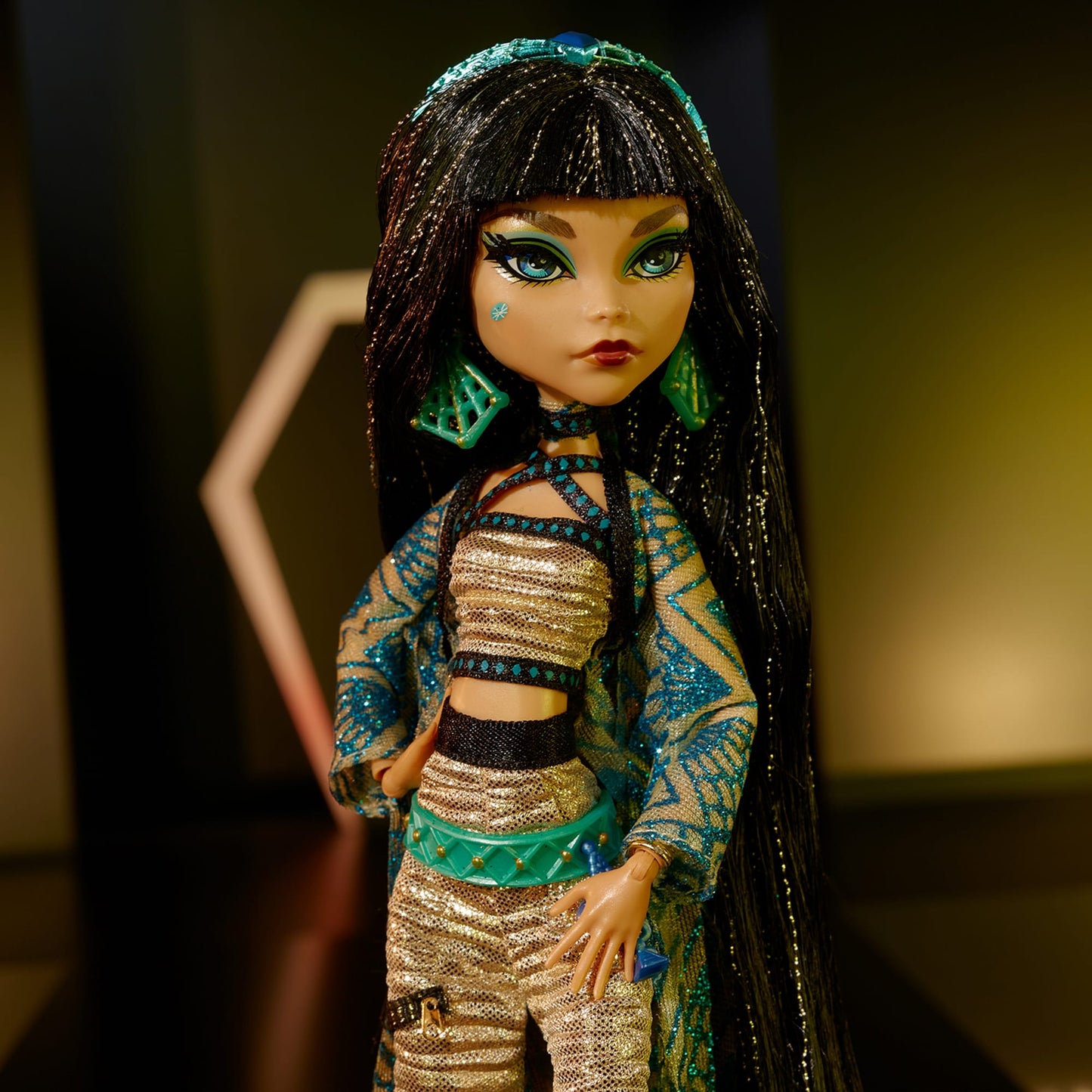 Monster High Haunt Couture Cleo de Nile Doll - Búp Bê Sưu Tầm Cao Cấp - Mattel - Hình ảnh bổ sung 4
