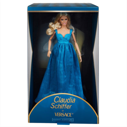 Claudia Schiffer Supermodel Barbie Doll in Versace Gown - Búp bê Siêu mẫu Sưu tầm Barbie Signature