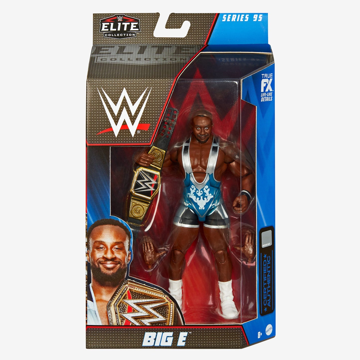 WWE Big E Elite Collection Action Figure - Mô Hình Nhân Vật Đồ Chơi - Mattel HDF36 Mattel - ảnh 3 - Action Figure