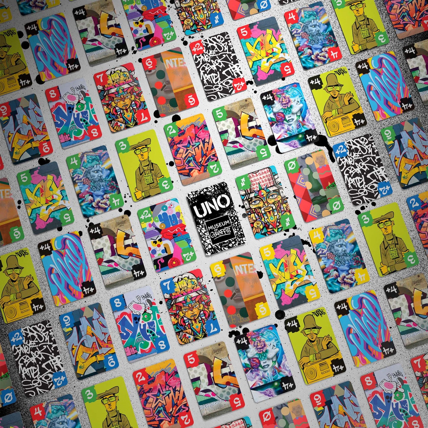 Museum of Graffiti x UNO Card Deck - Bộ Bài UNO Nghệ Thuật Giới Hạn - Mattel - Hình ảnh bổ sung 5