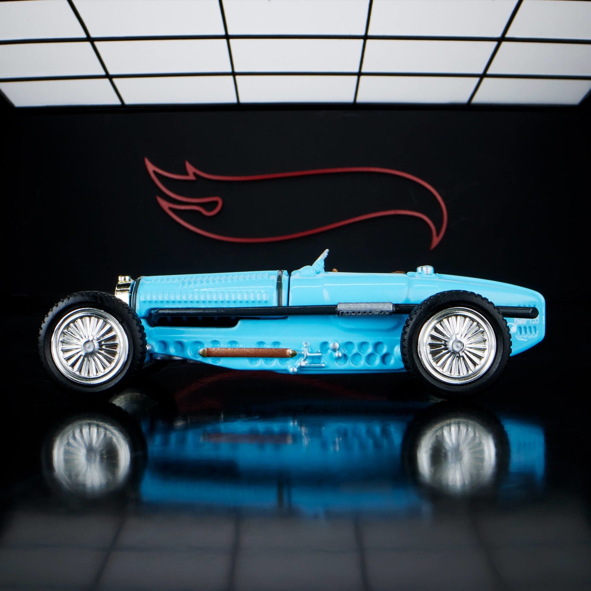 Hot Wheels Elite 64 Bugatti Type 59 Mô Hình Xe Đua Tỉ Lệ 1:64 Cao Cấp Hot Wheels - Hình ảnh bổ sung 5