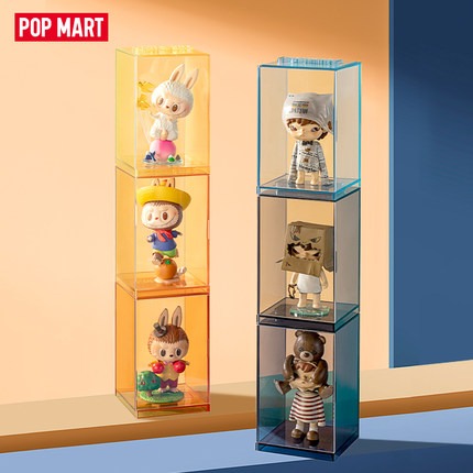 Pop Mart Acrylic Display Box Set (ocean blue) - Hộp Trưng Bày Art Toy Cao Cấp - Pop Mart