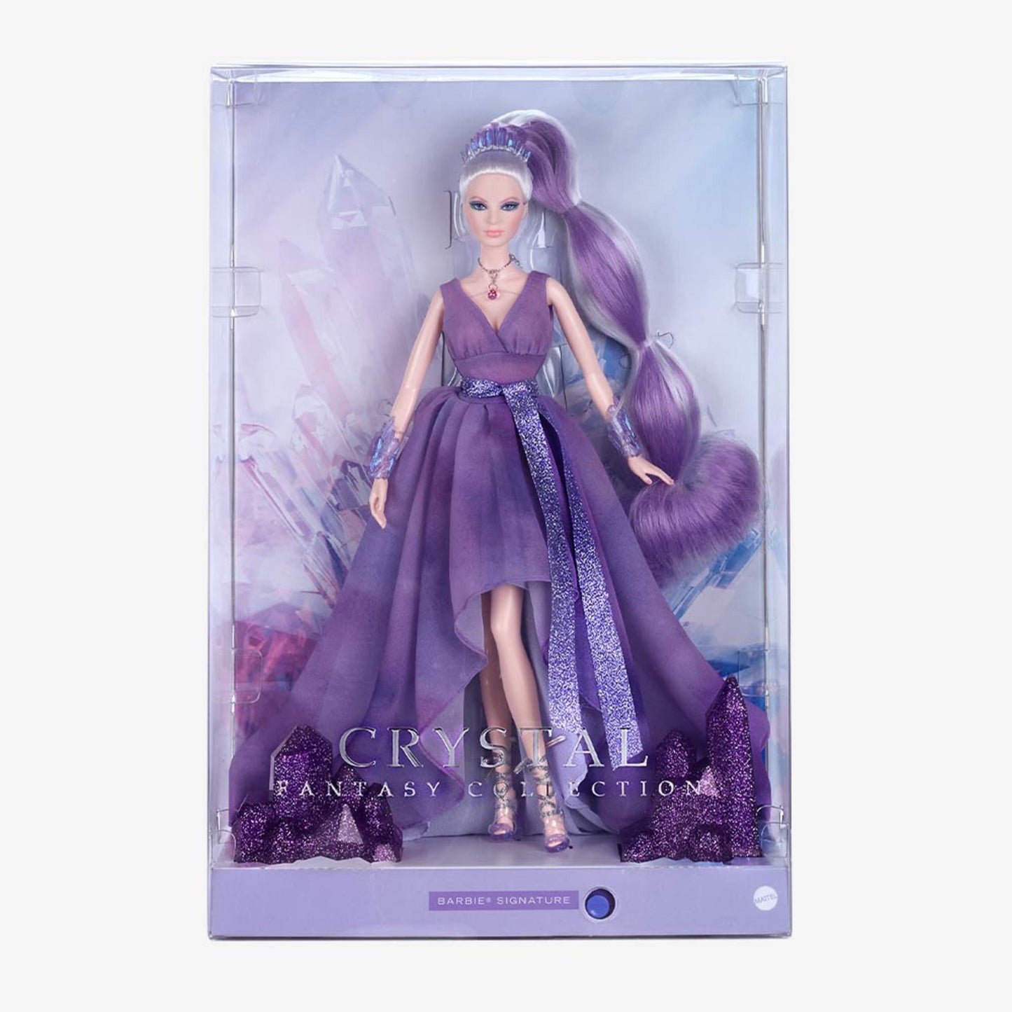 Barbie Crystal Fantasy Collection Doll - Búp Bê Sưu Tầm Thạch Anh Tím Barbie Signature Barbie Signature - ảnh 2 - Collectible