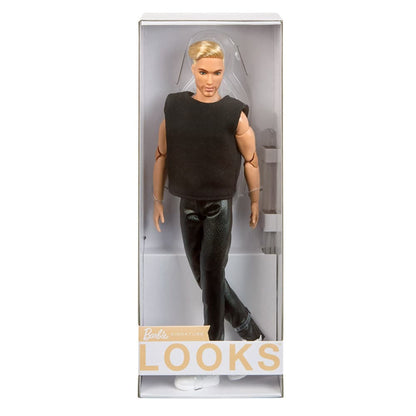 Barbie Looks Ken Doll (Blonde with Facial Hair) - Búp Bê Ken Tóc Vàng Có Râu Sưu Tầm Barbie Signature