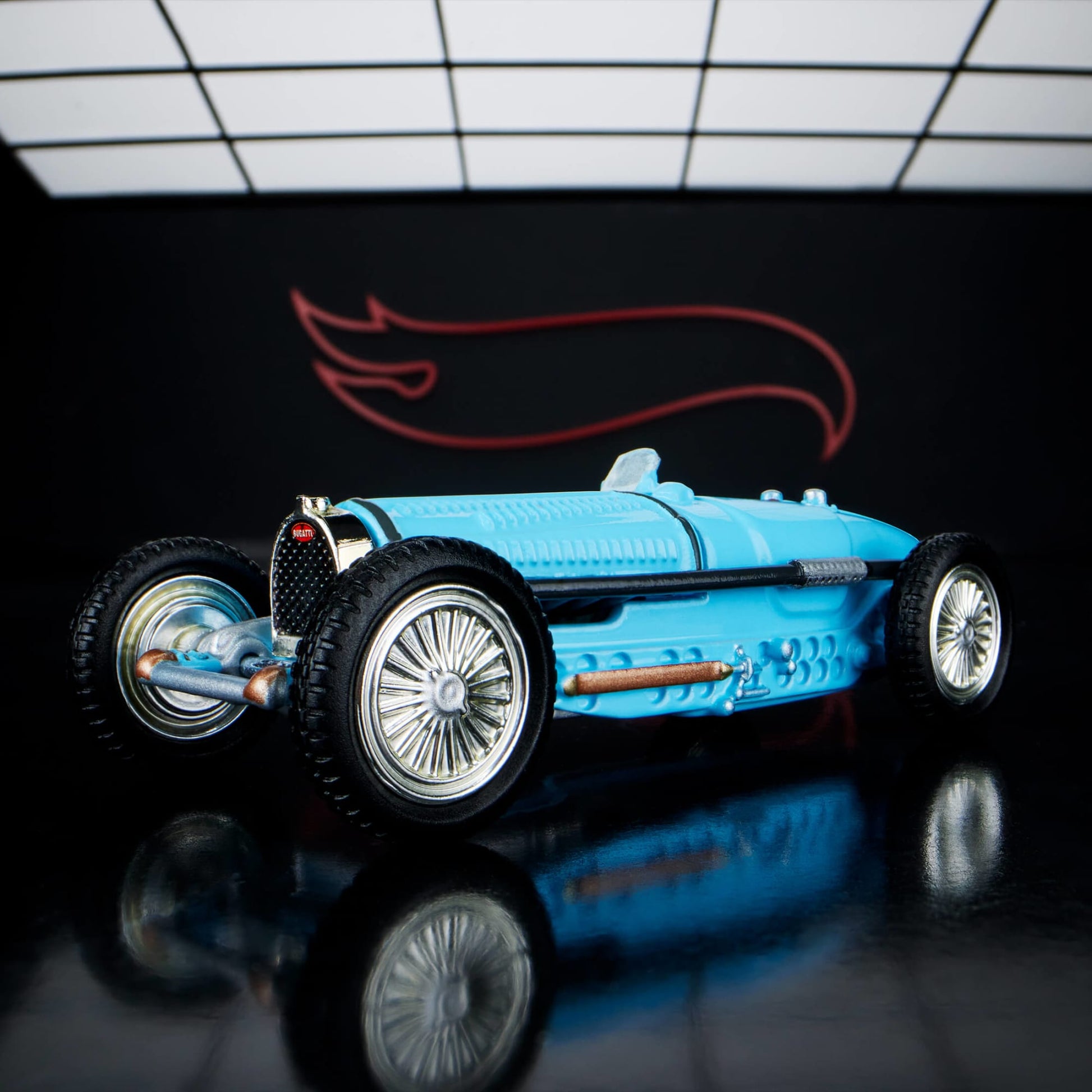 Hot Wheels Elite 64 Bugatti Type 59 Mô Hình Xe Đua Tỉ Lệ 1:64 Cao Cấp Hot Wheels - Hình ảnh chi tiết 2