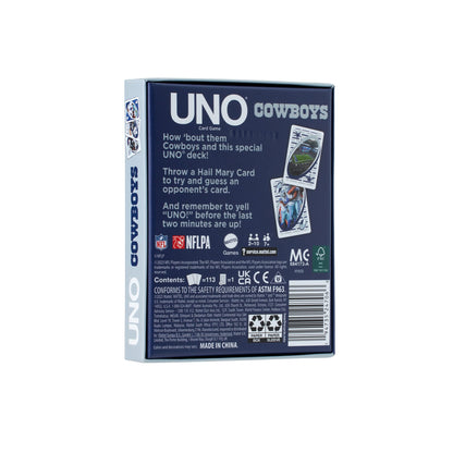 UNO Fandom NFL Dallas Cowboys Game Deck - Bộ Bài Thẻ Bài Thể Thao Mattel
